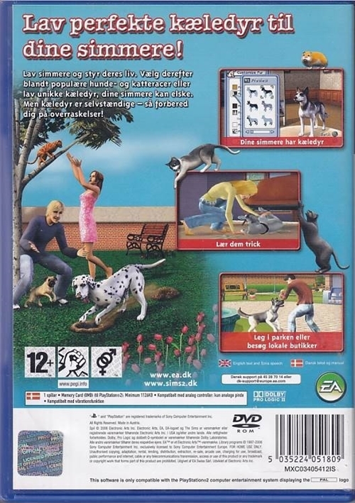 The Sims 2 Pets - PS2 (B Grade) (Genbrug)